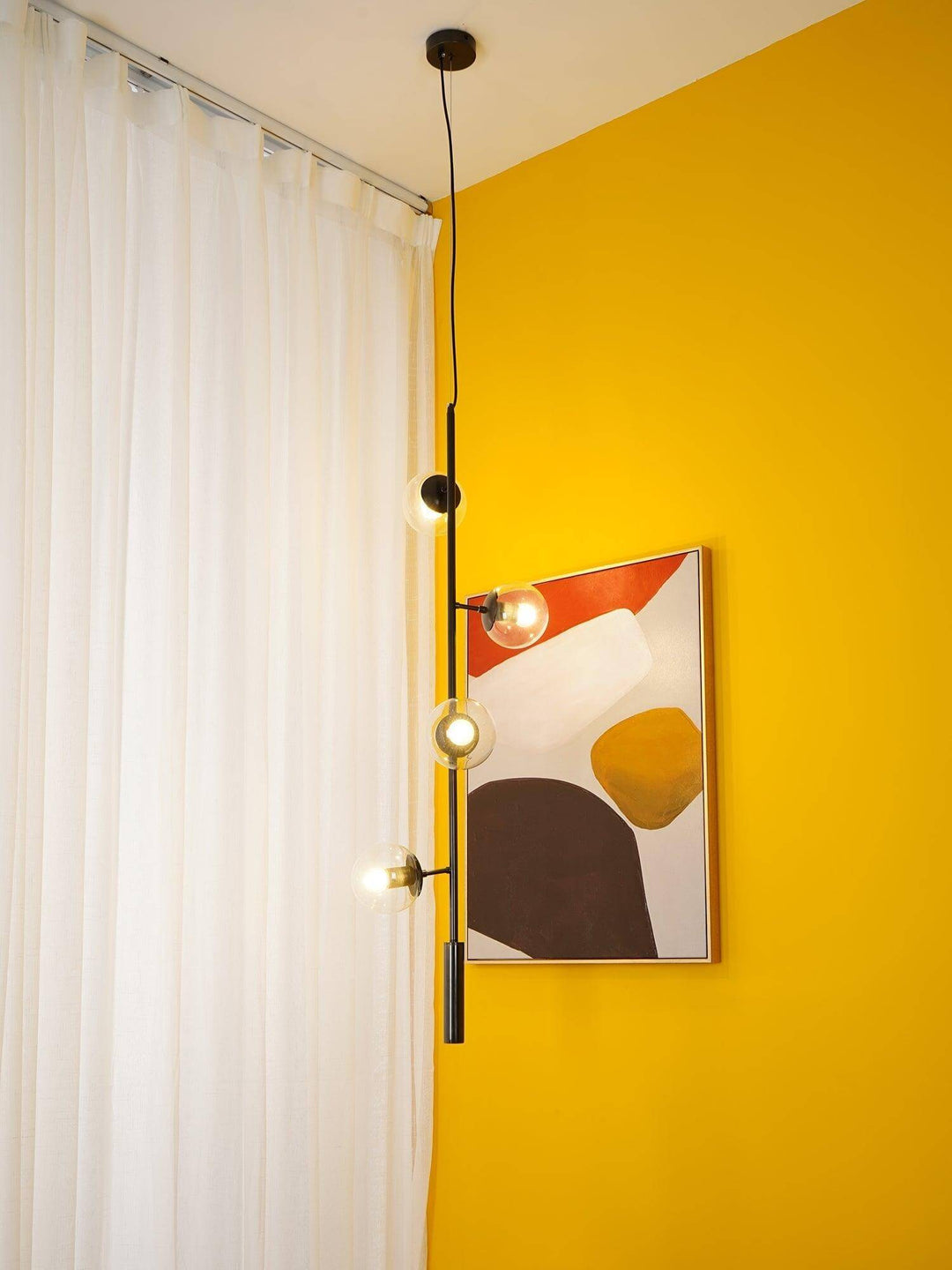 Orb Pendant Light - Modern Brass & Glass Hanging Fixture | Vinlighting | Vinlighting