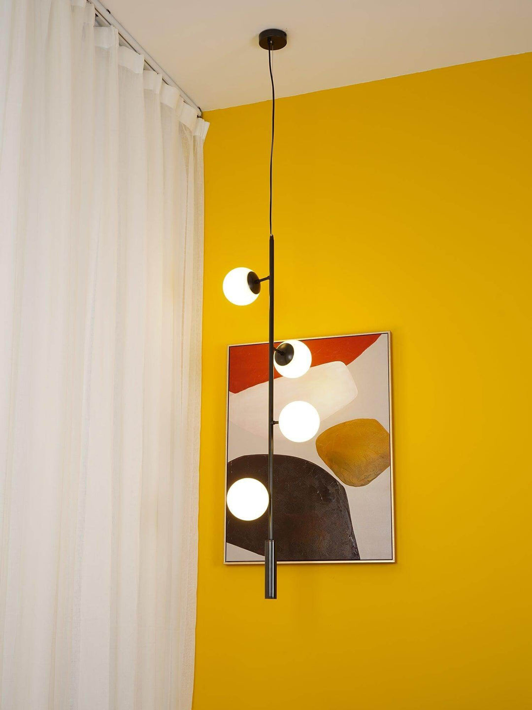 Orb Pendant Light - Modern Brass & Glass Hanging Fixture | Vinlighting | Vinlighting