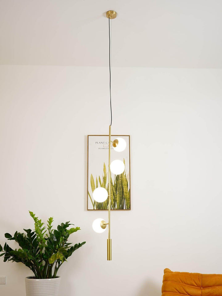Orb Pendant Light - Modern Brass & Glass Hanging Fixture | Vinlighting | Vinlighting