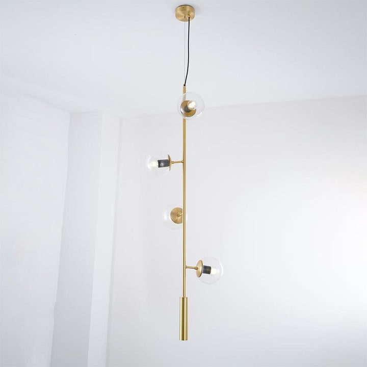 Orb Pendant Light - Modern Brass & Glass Hanging Fixture | Vinlighting | Vinlighting