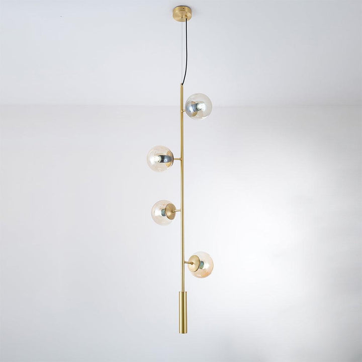 Orb Pendant Light - Modern Brass & Glass Hanging Fixture | Vinlighting | Vinlighting