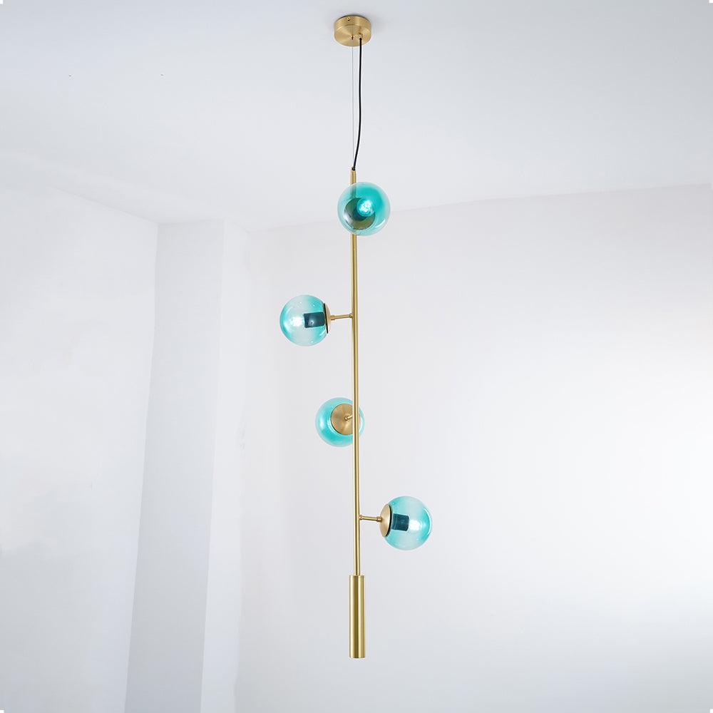 Orb Pendant Light - Modern Brass & Glass Hanging Fixture | Vinlighting | Vinlighting