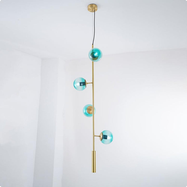Orb Pendant Light - Modern Brass & Glass Hanging Fixture | Vinlighting | Vinlighting