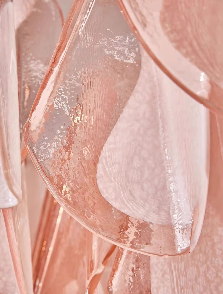 Orphia Pink Chandelier | Handmade Vintage Murano Glass Lighting