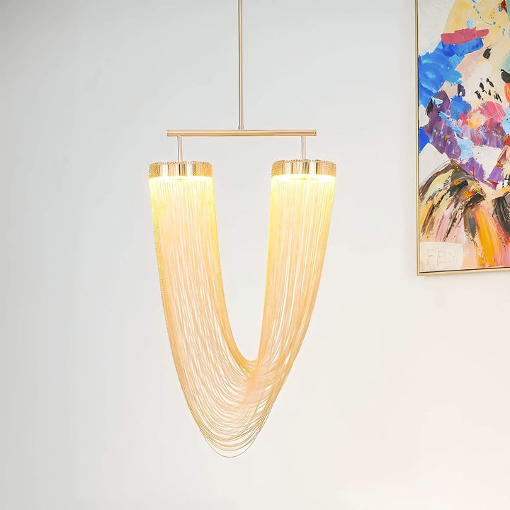 Otero Pendant Light β Handcrafted Copper Chains & Elegant Glow | Vinlighting | Vinlighting