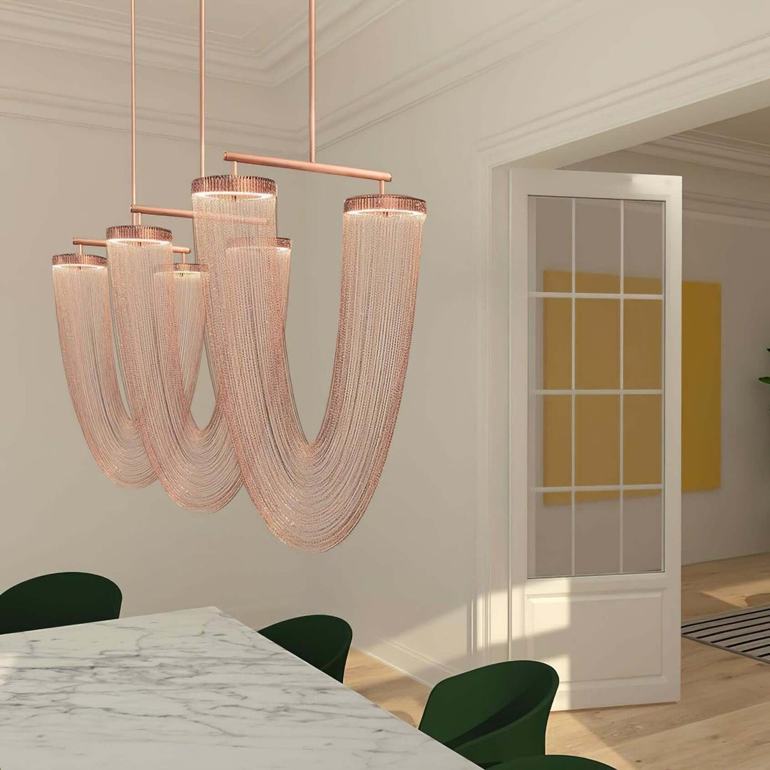 Otero Pendant Light β Handcrafted Copper Chains & Elegant Glow | Vinlighting | Vinlighting