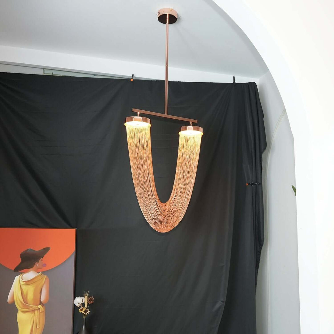 Otero Pendant Light β Handcrafted Copper Chains & Elegant Glow | Vinlighting | Vinlighting