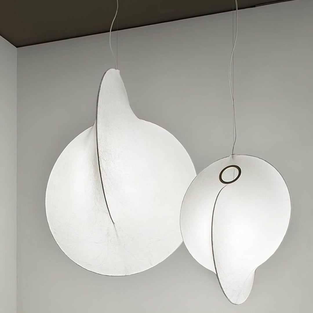 Overlap Pendant Light - White Silk Elegance | Vinlighting | Vinlighting