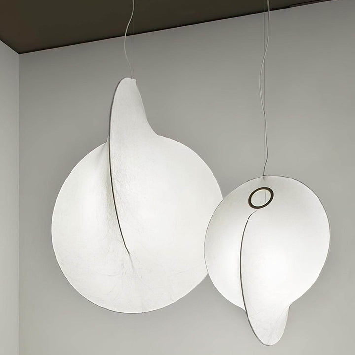 Overlap Pendant Light - White Silk Elegance | Vinlighting | Vinlighting