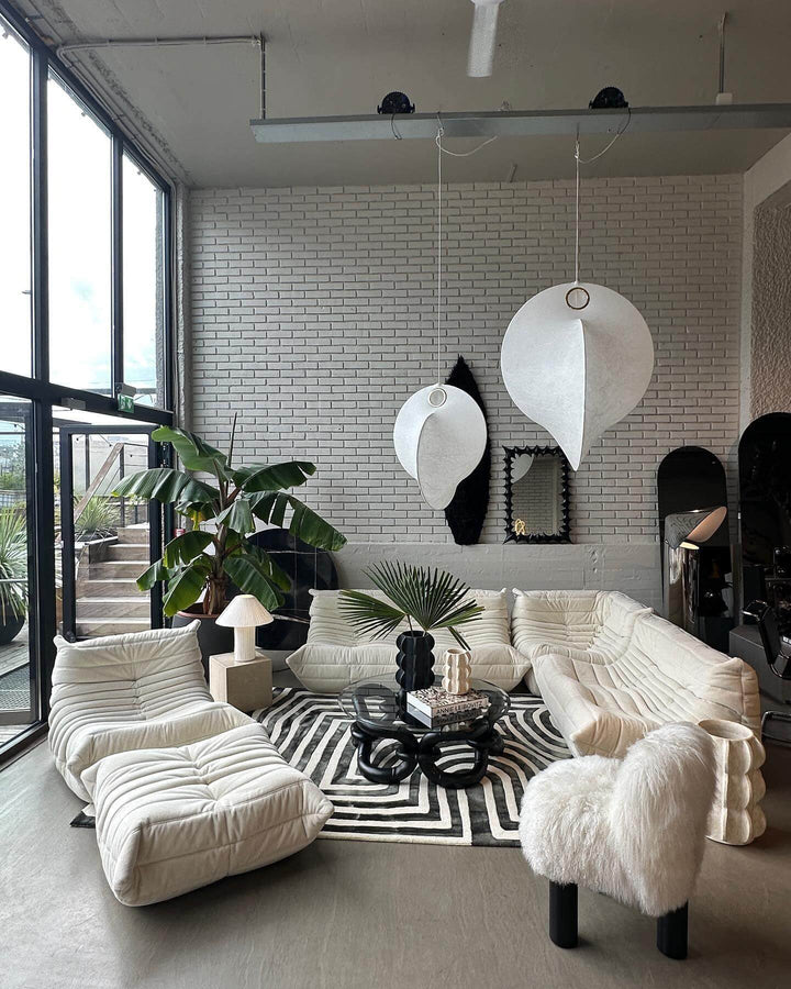 Overlap Pendant Light - White Silk Elegance | Vinlighting | Vinlighting