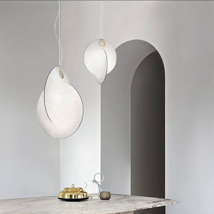 Overlap Pendant Light - White Silk Elegance | Vinlighting | Vinlighting