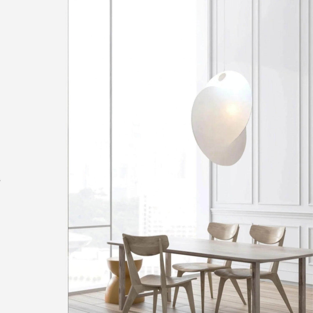 Overlap Pendant Light - White Silk Elegance | Vinlighting | Vinlighting