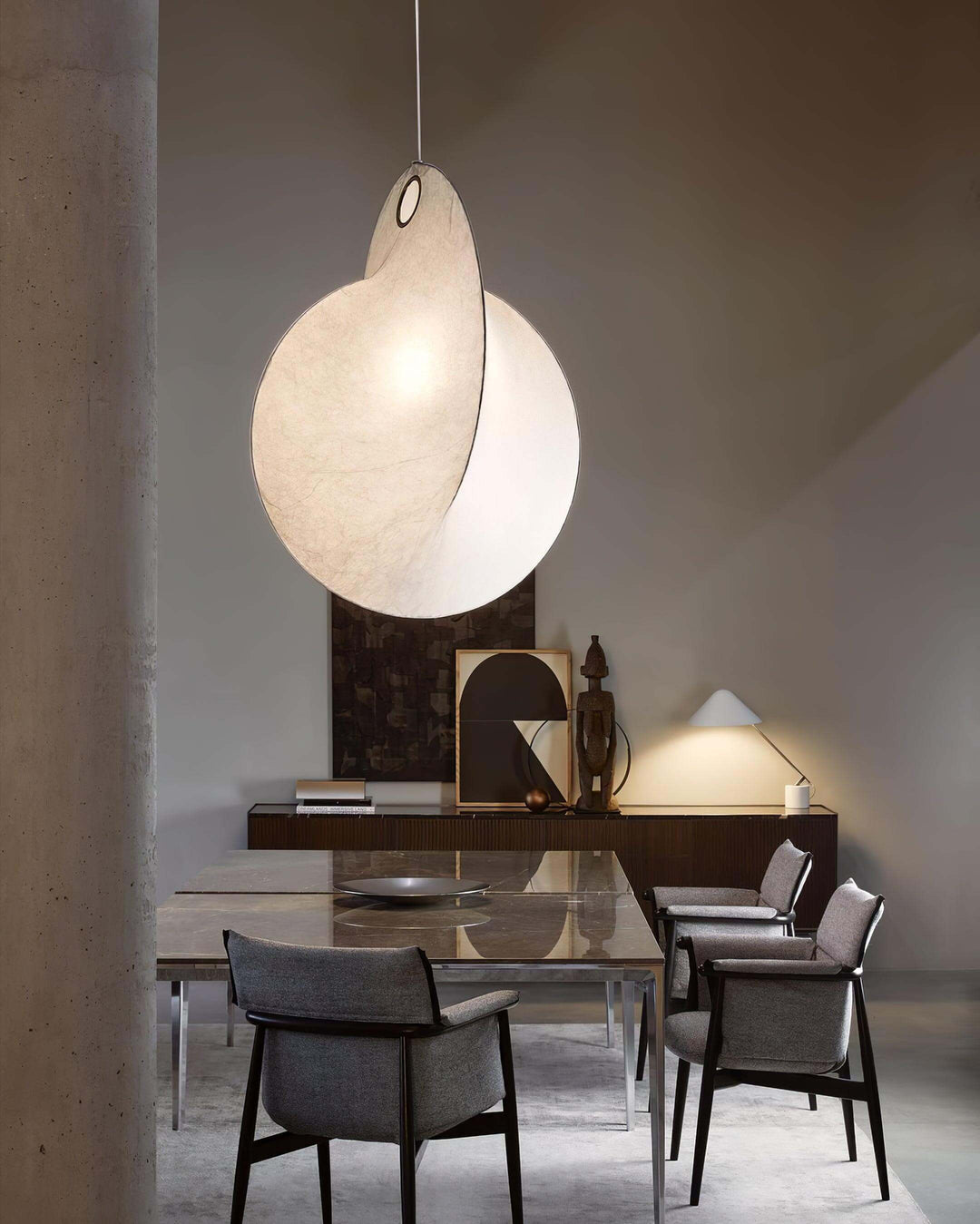 Overlap Pendant Light - White Silk Elegance | Vinlighting | Vinlighting