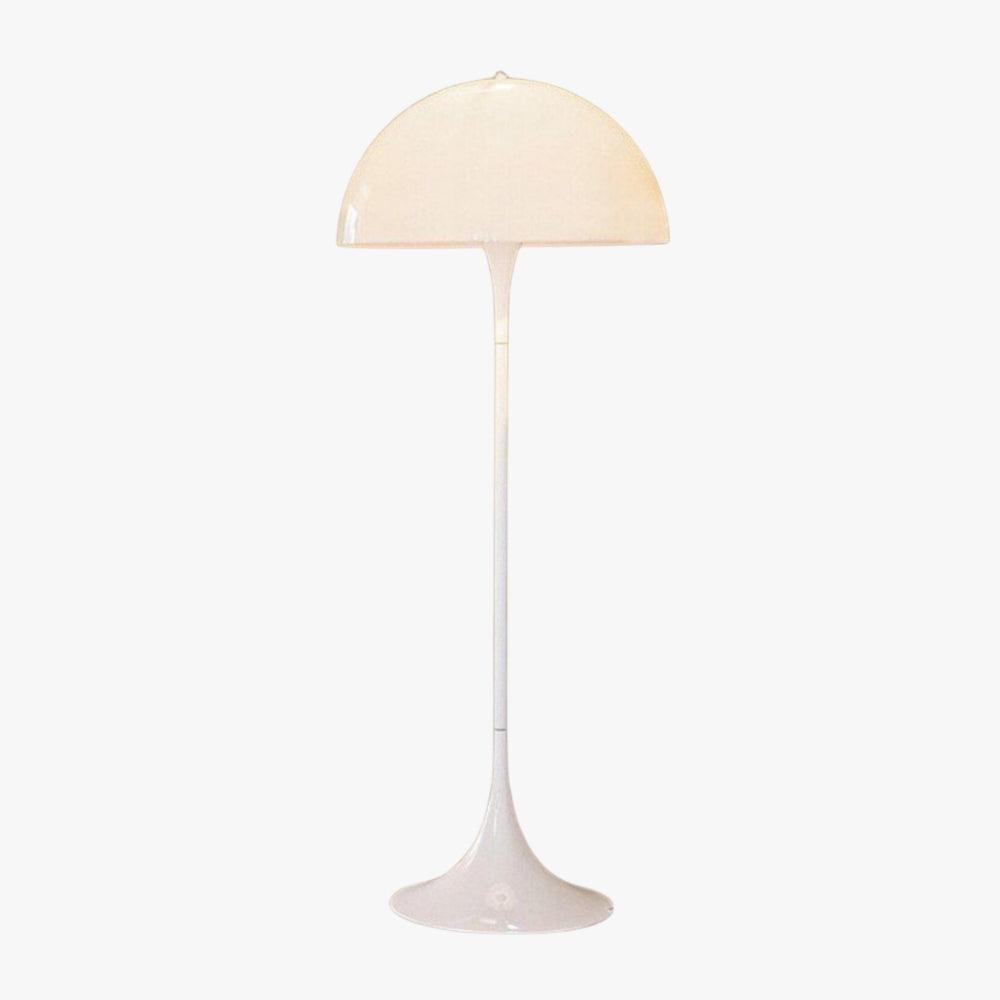 Panthella floor lamp - acrylic white design, modern style, perfect for living room lighting, Dia 50cm x H 135cm.