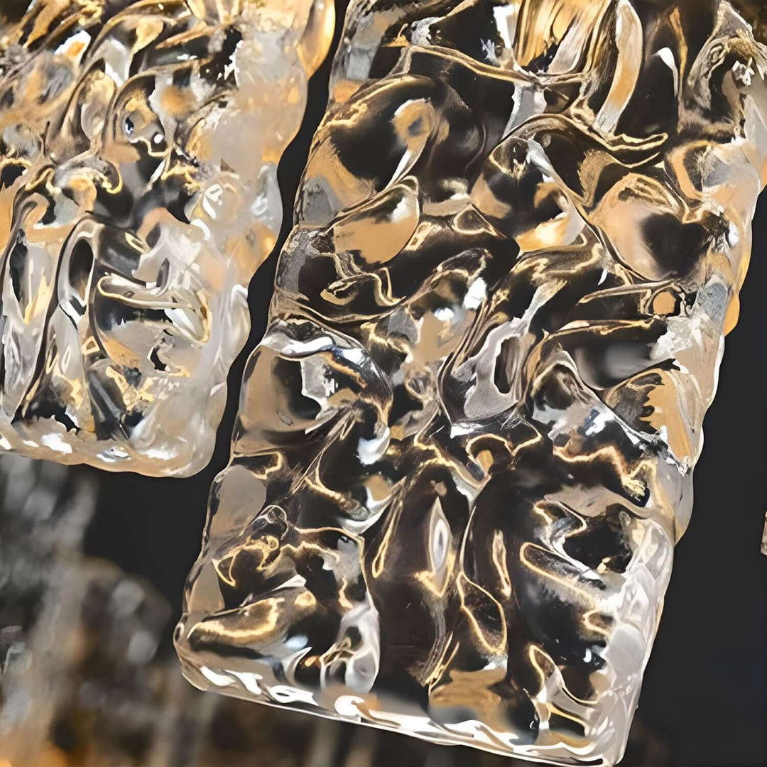 Patricia Chandelier – Metal Glass Light for Dining Area