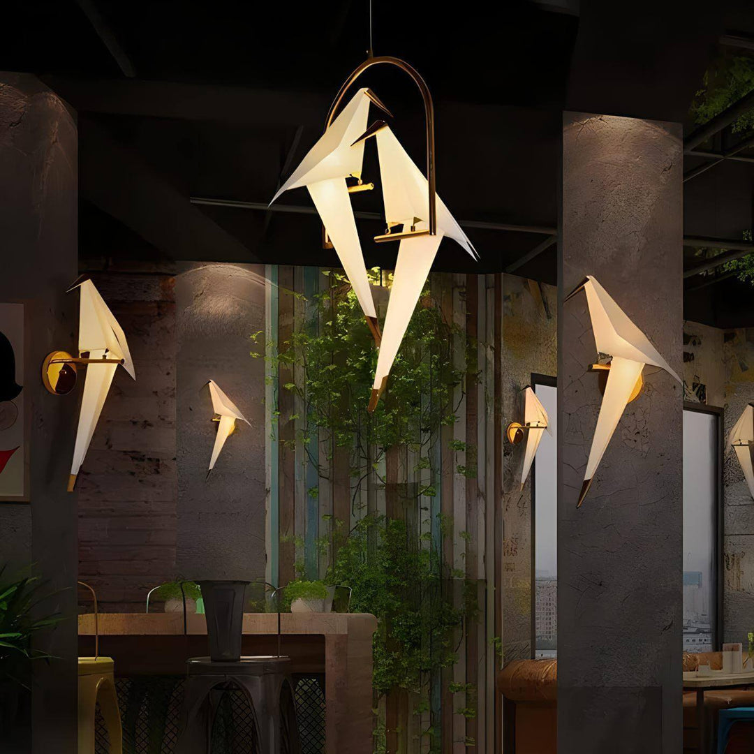 Perching Bird Pendant Light - Mid Century Hanging Lamp for Bathroom | Vinlighting | Vinlighting