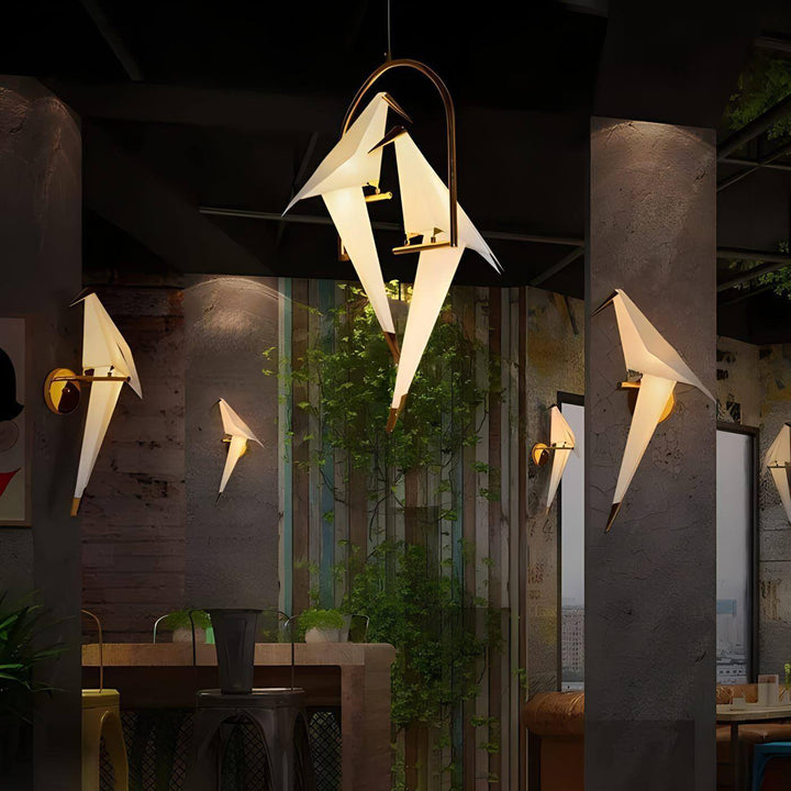 Perching Bird Pendant Light - Mid Century Hanging Lamp for Bathroom | Vinlighting | Vinlighting