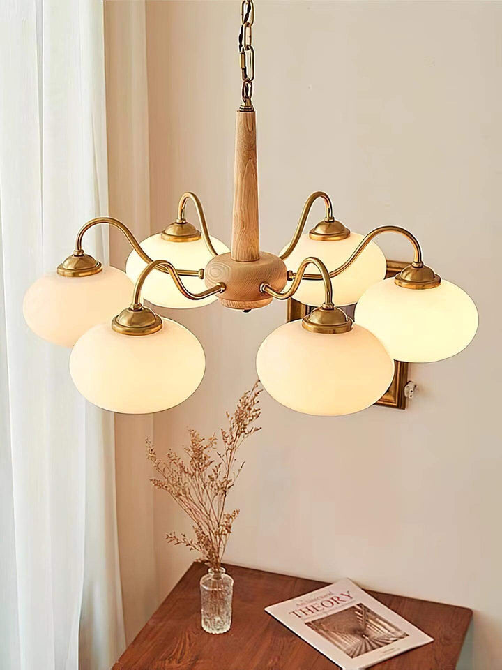 Persimmon Chandelier | Luxurious Glass & Brass Lighting | Vinlighting | Vinlighting