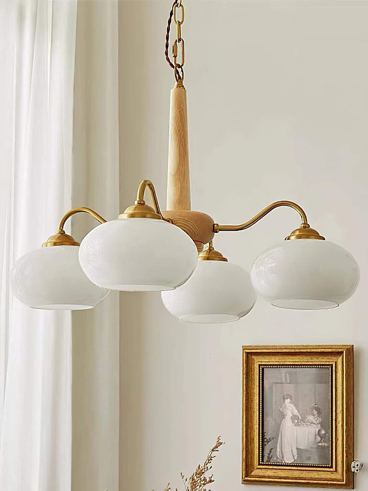 Persimmon Chandelier | Luxurious Glass & Brass Lighting | Vinlighting | Vinlighting