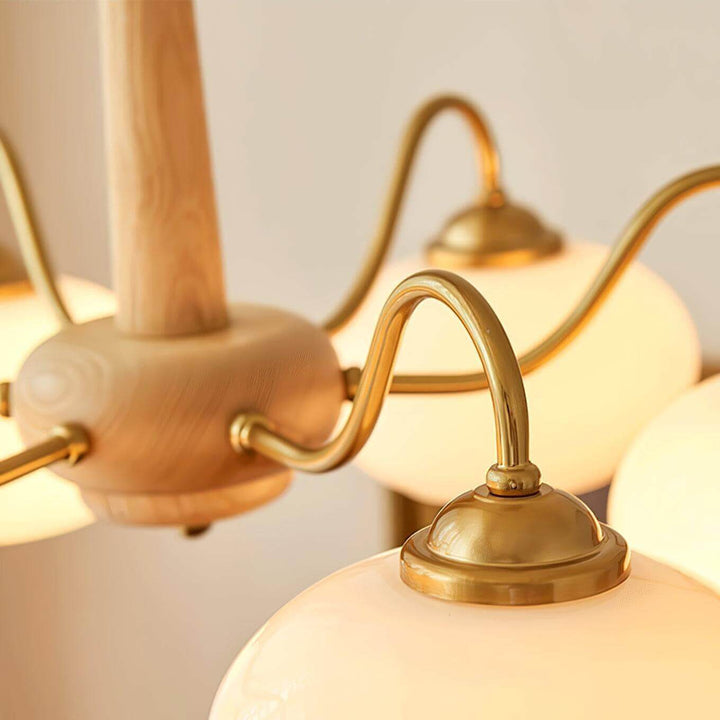 Persimmon Chandelier | Luxurious Glass & Brass Lighting | Vinlighting | Vinlighting