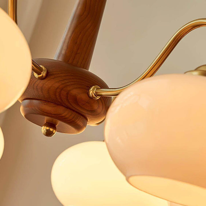 Persimmon Chandelier | Luxurious Glass & Brass Lighting | Vinlighting | Vinlighting