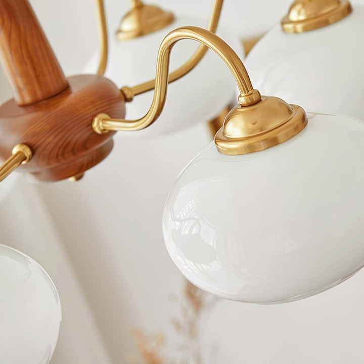 Persimmon Chandelier | Luxurious Glass & Brass Lighting | Vinlighting | Vinlighting