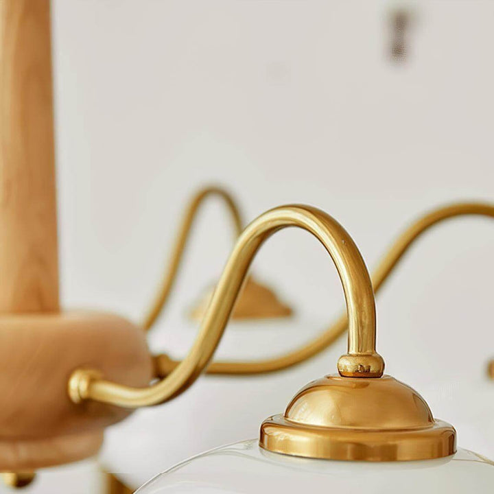 Persimmon Chandelier | Luxurious Glass & Brass Lighting | Vinlighting | Vinlighting