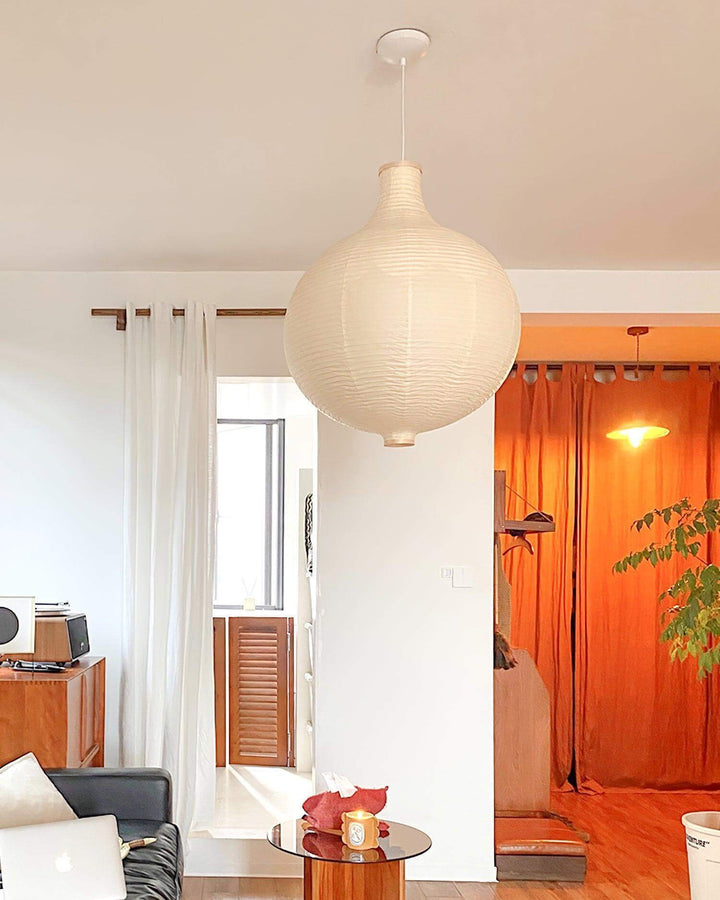 Rice Paper Globe Pendant Light | Hanging for Dining Room & Bedroom | Vinlighting | Vinlighting