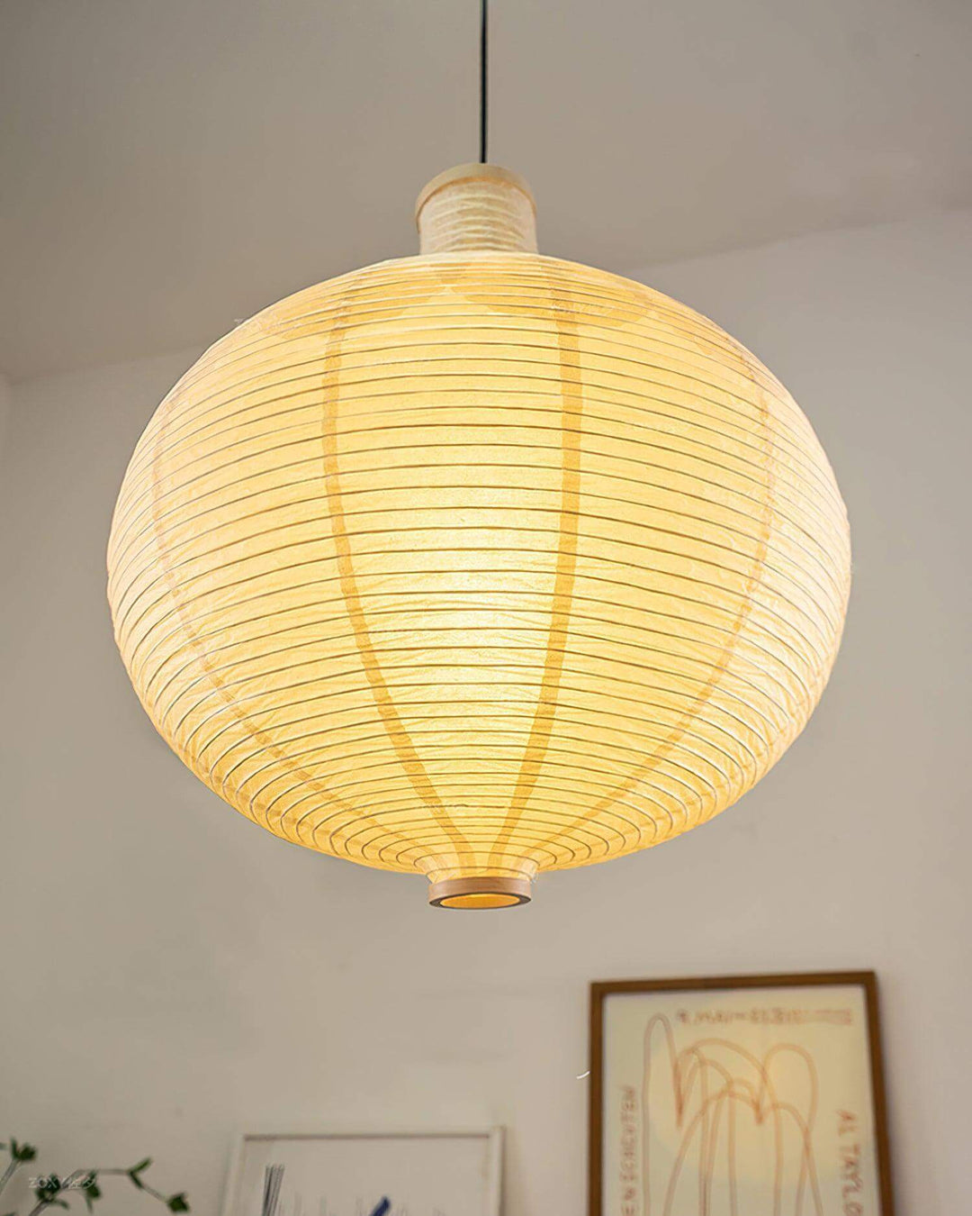 Rice Paper Globe Pendant Light | Hanging for Dining Room & Bedroom | Vinlighting | Vinlighting