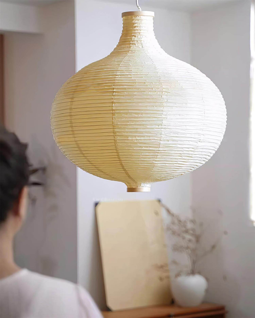 Rice Paper Globe Pendant Light | Hanging for Dining Room & Bedroom | Vinlighting | Vinlighting