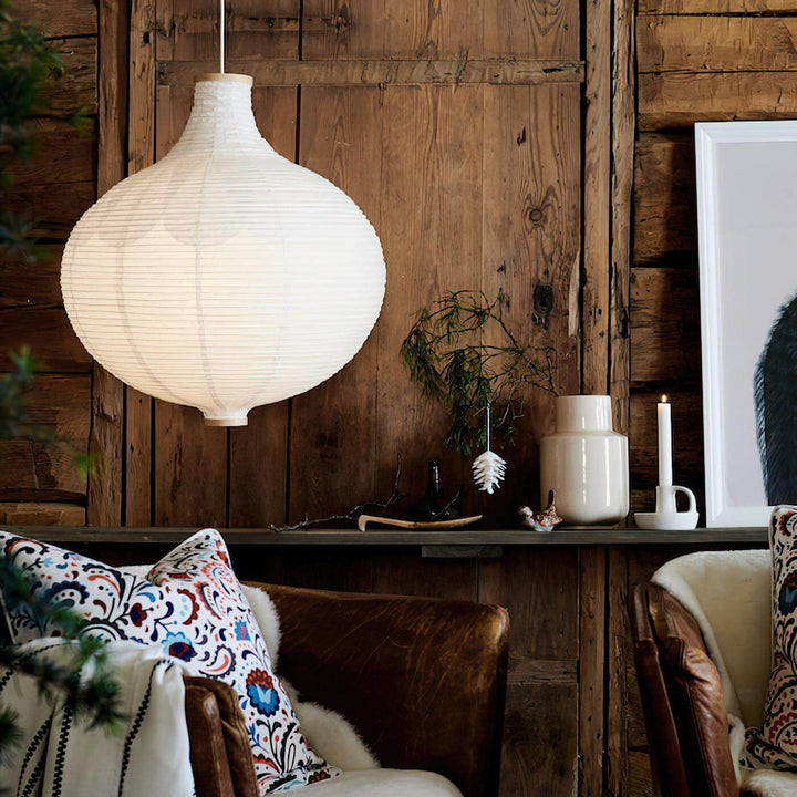 Rice Paper Globe Pendant Light | Hanging for Dining Room & Bedroom | Vinlighting | Vinlighting