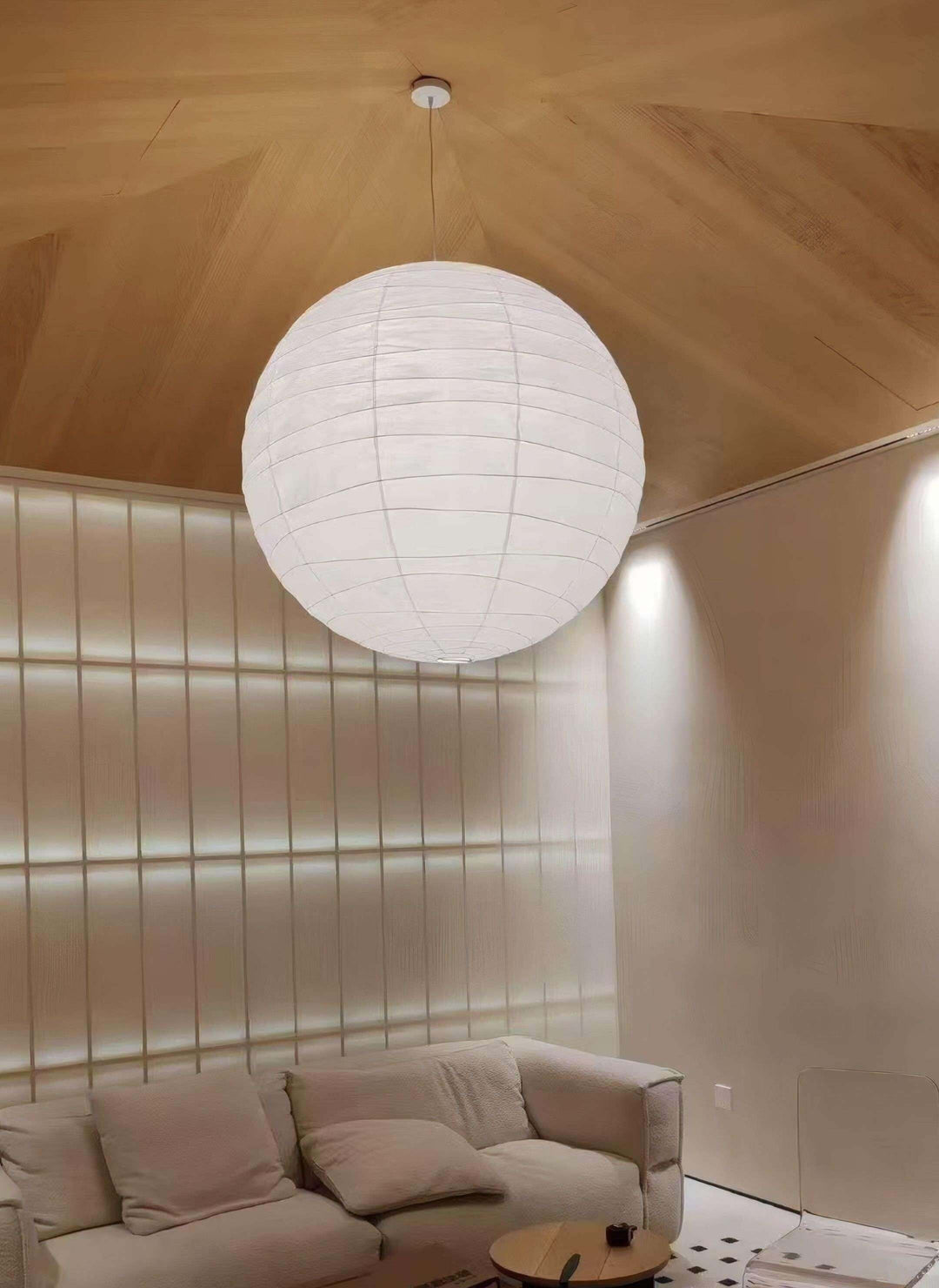 Rice Paper Lantern Pendant Light β Mid Century Akari Style | Vinlighting