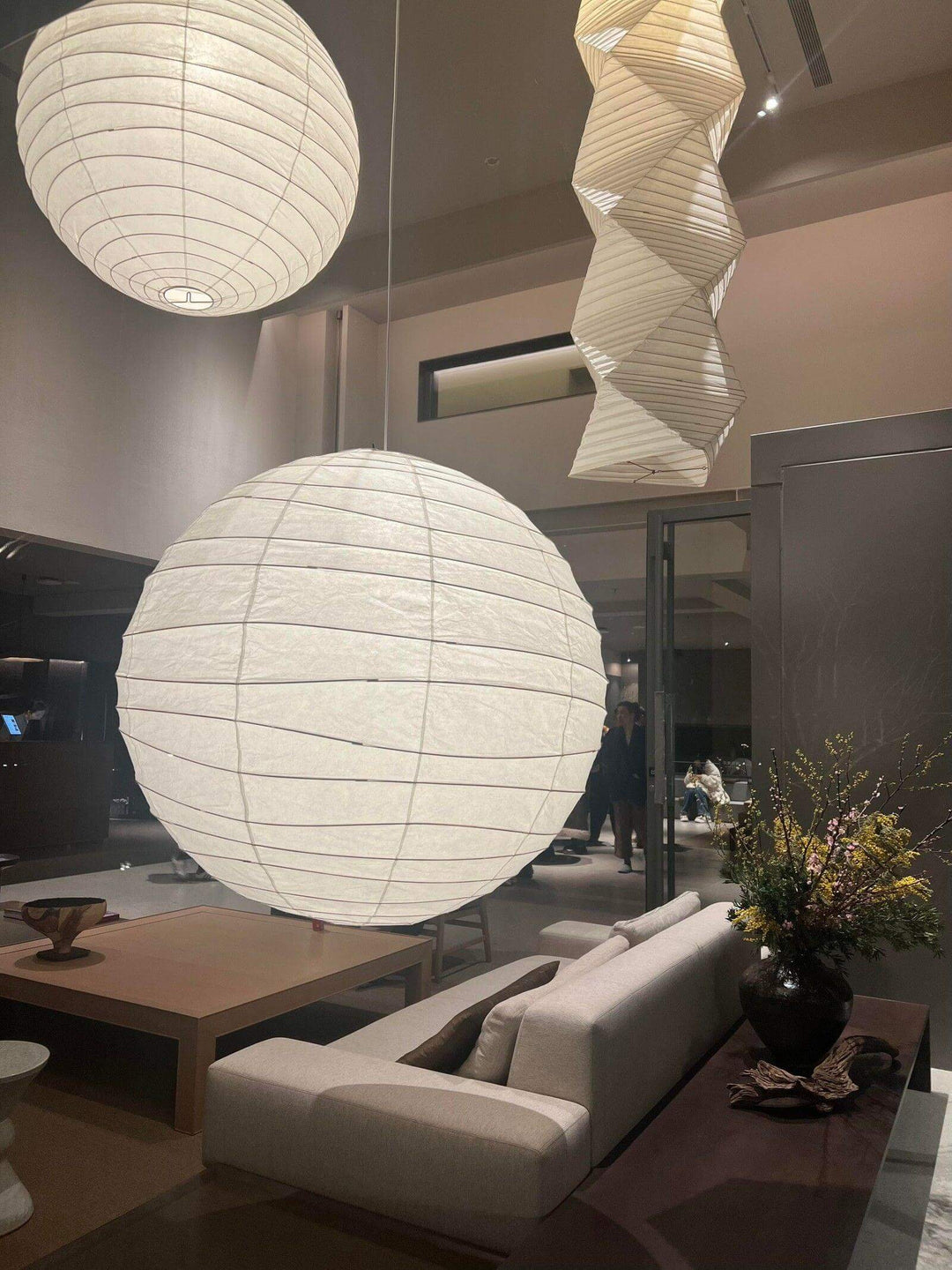 Rice Paper Lantern Pendant Light β Mid Century Akari Style | Vinlighting