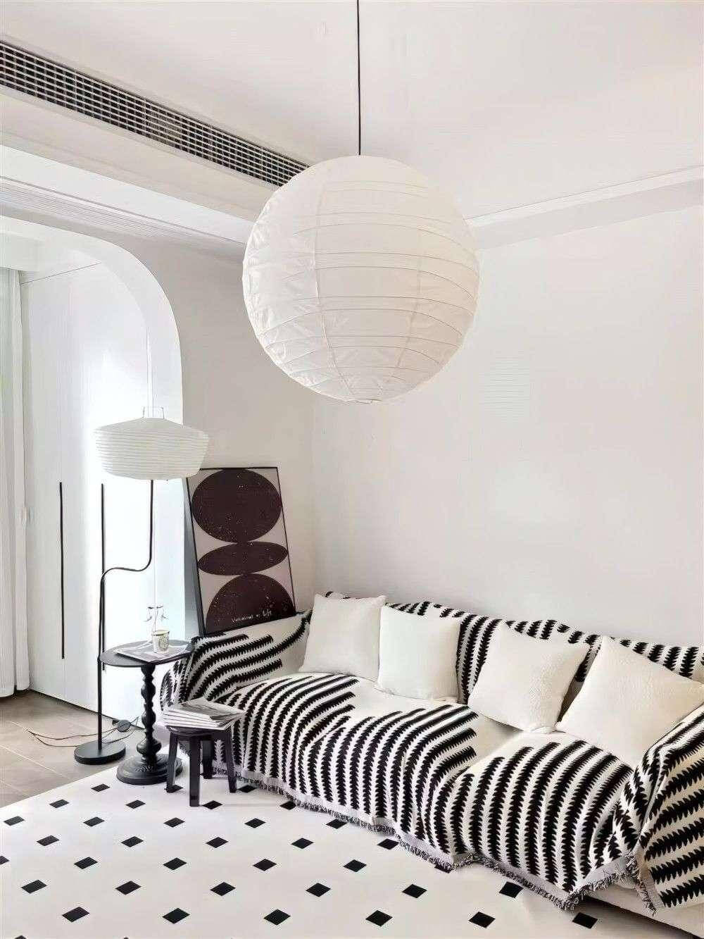 Rice Paper Lantern Pendant Light β Mid Century Akari Style | Vinlighting