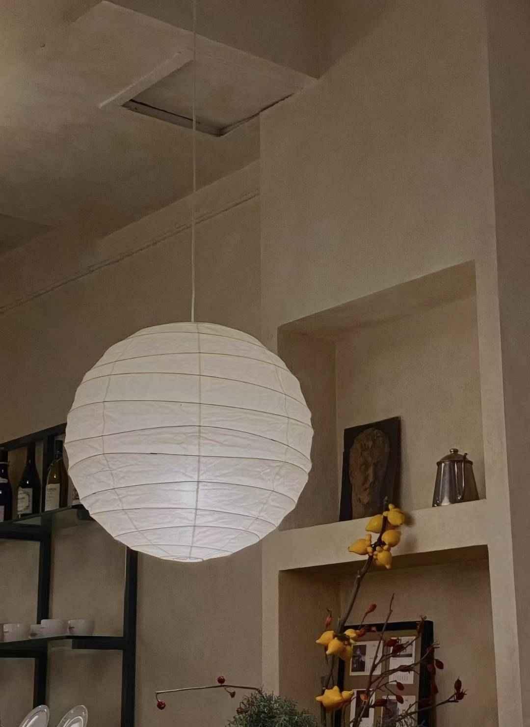 Rice Paper Lantern Pendant Light β Mid Century Akari Style | Vinlighting
