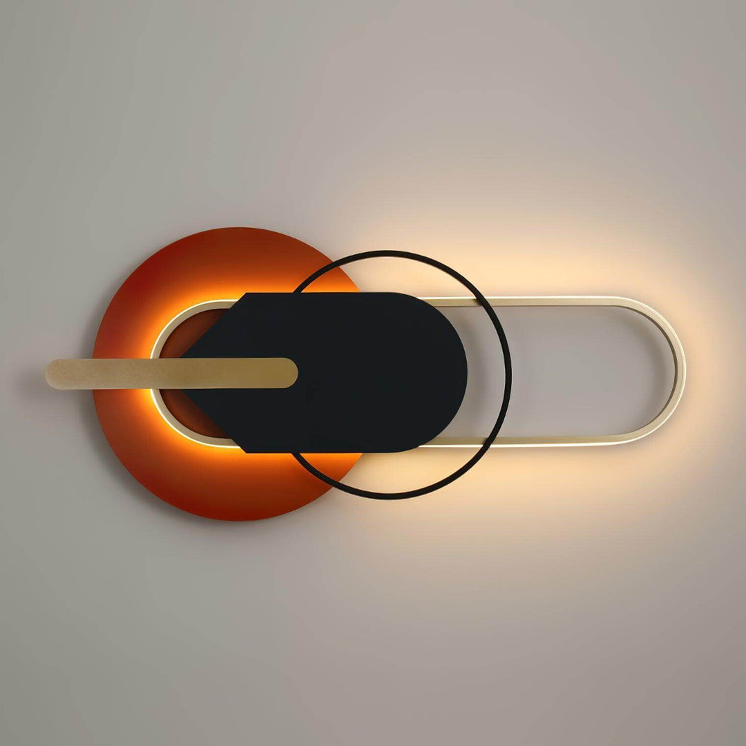 Contemporary round and oval wall light, ideal for living room decor, featuring large wall sconces for modern ambiance.