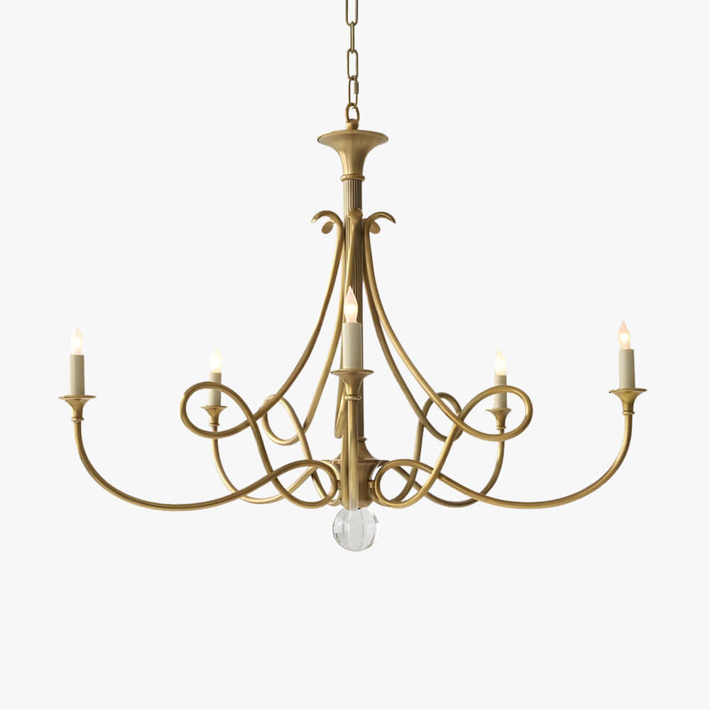 Rynix Chandelier โ Luxurious American Living Room Lighting