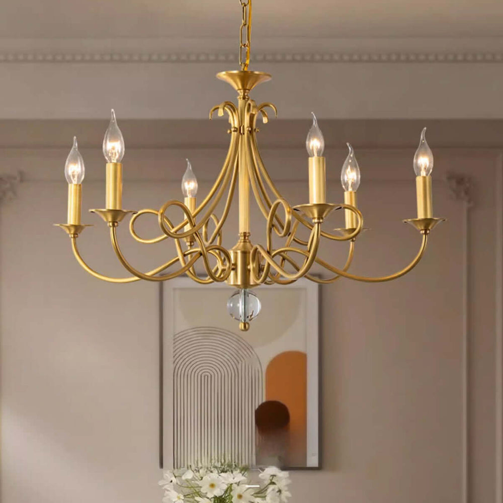 Rynix Chandelier โ Luxurious American Living Room Lighting