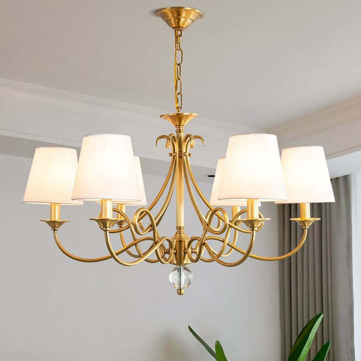 Rynix Chandelier โ Luxurious American Living Room Lighting