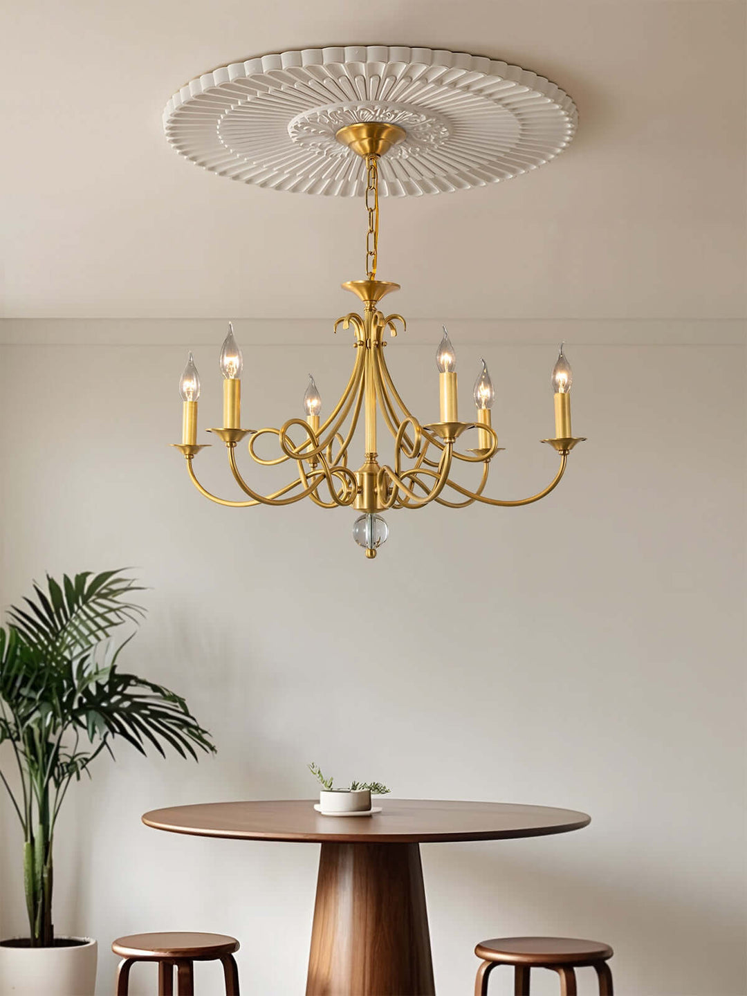 Rynix Chandelier โ Luxurious American Living Room Lighting