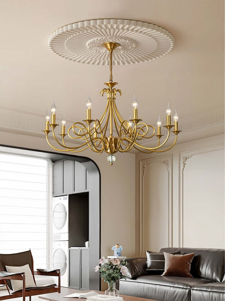Rynix Chandelier โ Luxurious American Living Room Lighting