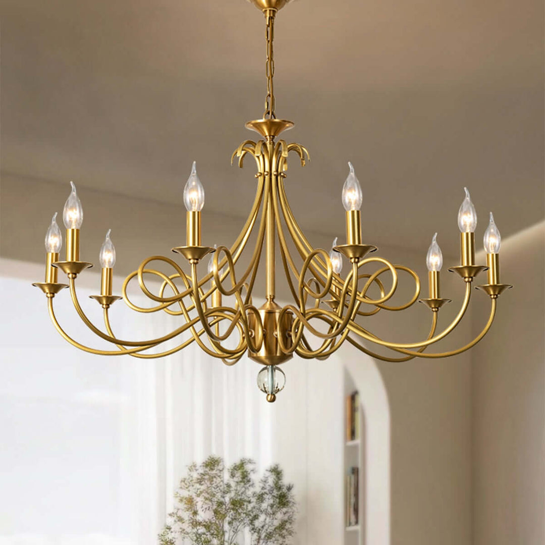 Rynix Chandelier โ Luxurious American Living Room Lighting