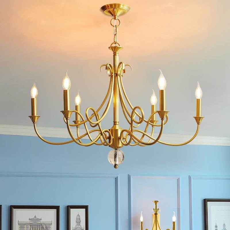 Rynix Chandelier โ Luxurious American Living Room Lighting