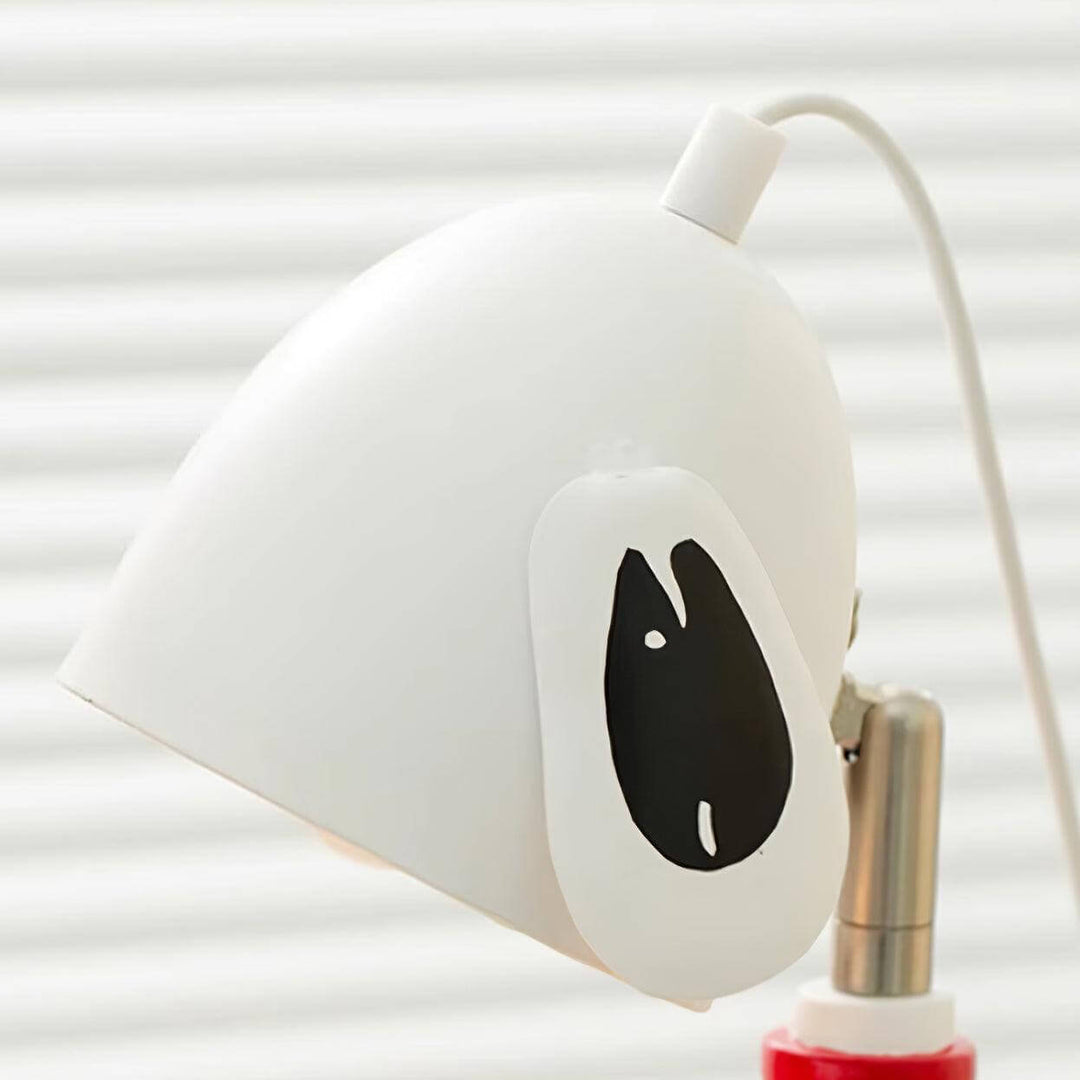 Milo Table Lamp featuring snoopy light design, perfect bedside lamp for bedroom or cute table light for living room.
