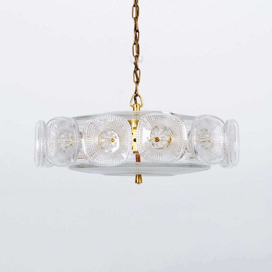 Solvani Chandelier โ French Vintage Art Glass Lighting