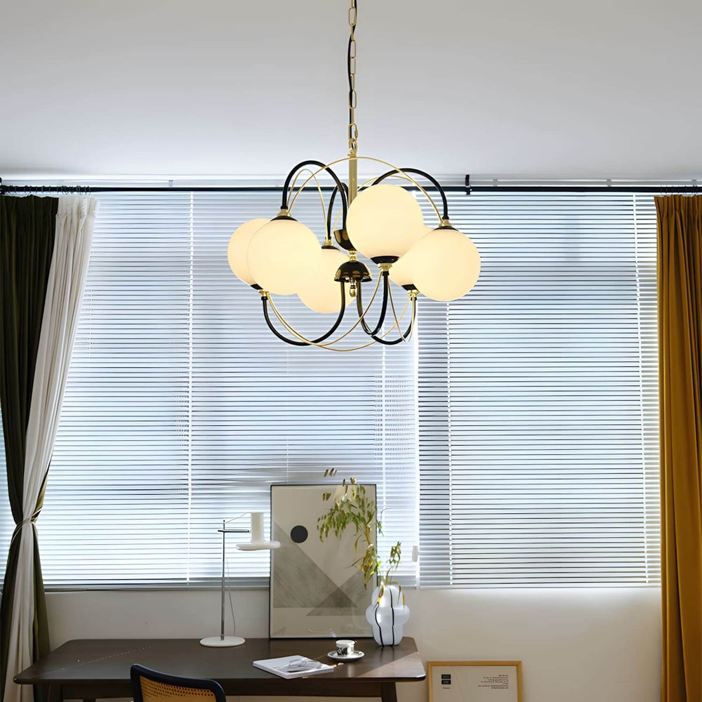 Sorvella Chandelier – Contemporary Modern Blown Glass Chandelier