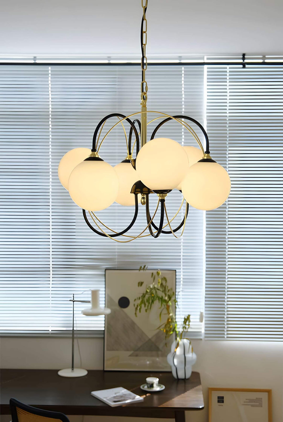 Sorvella Chandelier – Contemporary Modern Blown Glass Chandelier