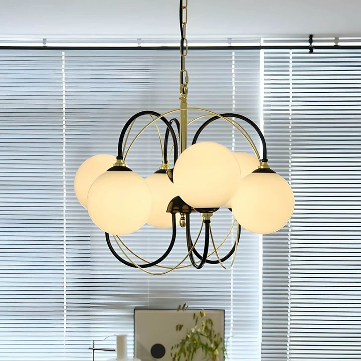 Sorvella Chandelier – Contemporary Modern Blown Glass Chandelier