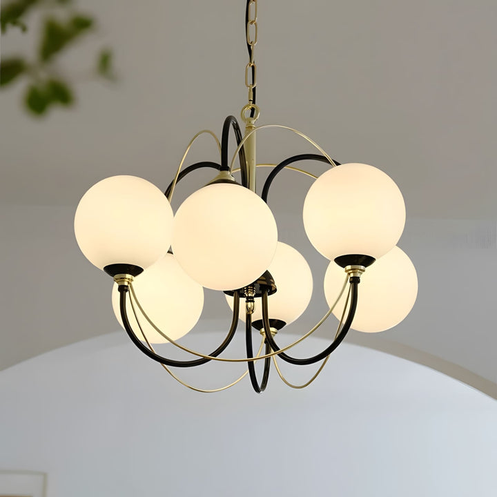Sorvella Chandelier – Contemporary Modern Blown Glass Chandelier