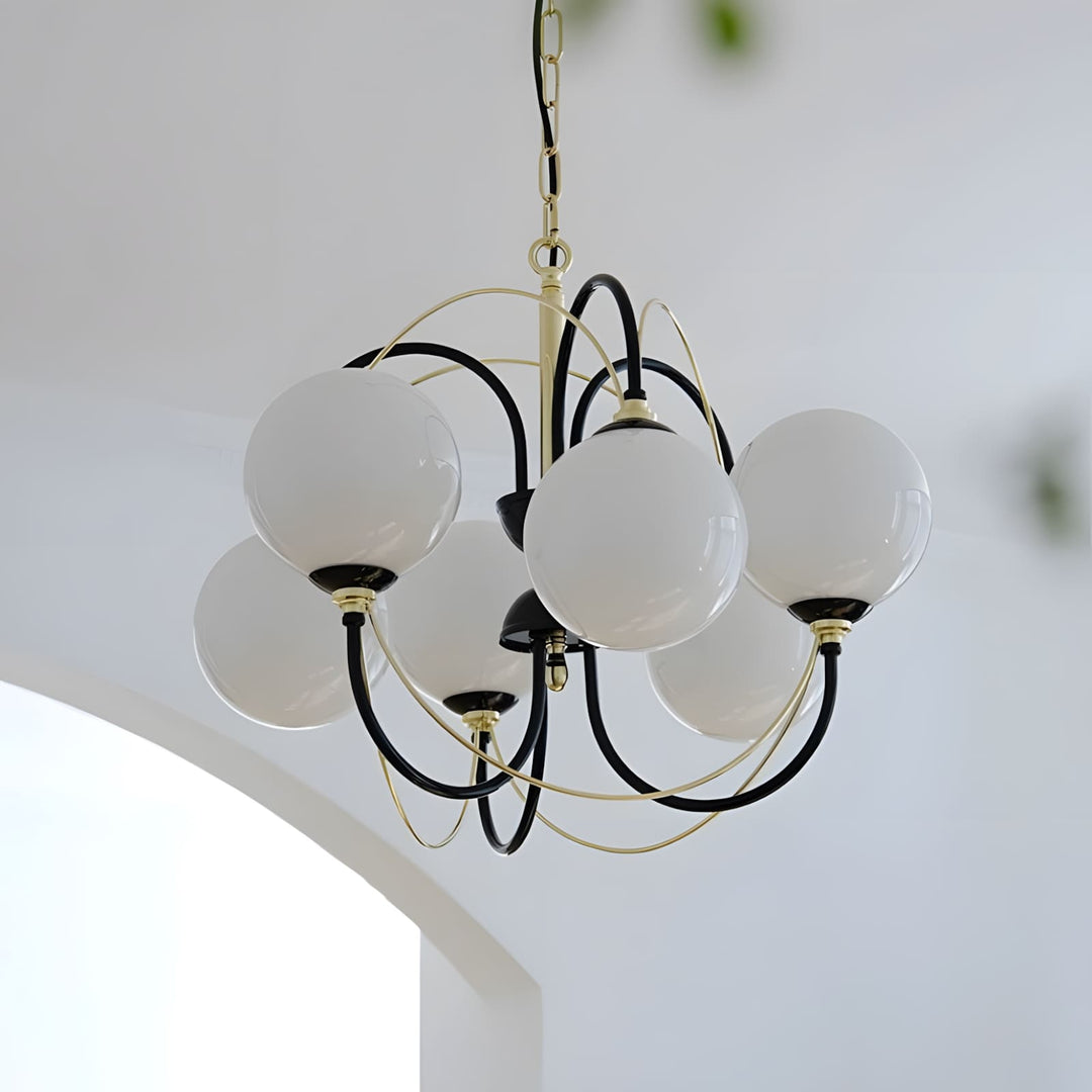 Sorvella Chandelier – Contemporary Modern Blown Glass Chandelier